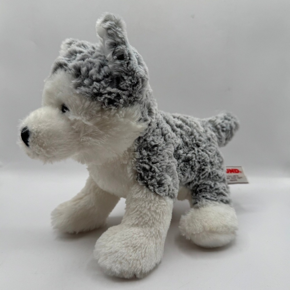 Gund Flurry Husky Dog Plush Kids Small Grey White Excellent Fair Isle Arctic